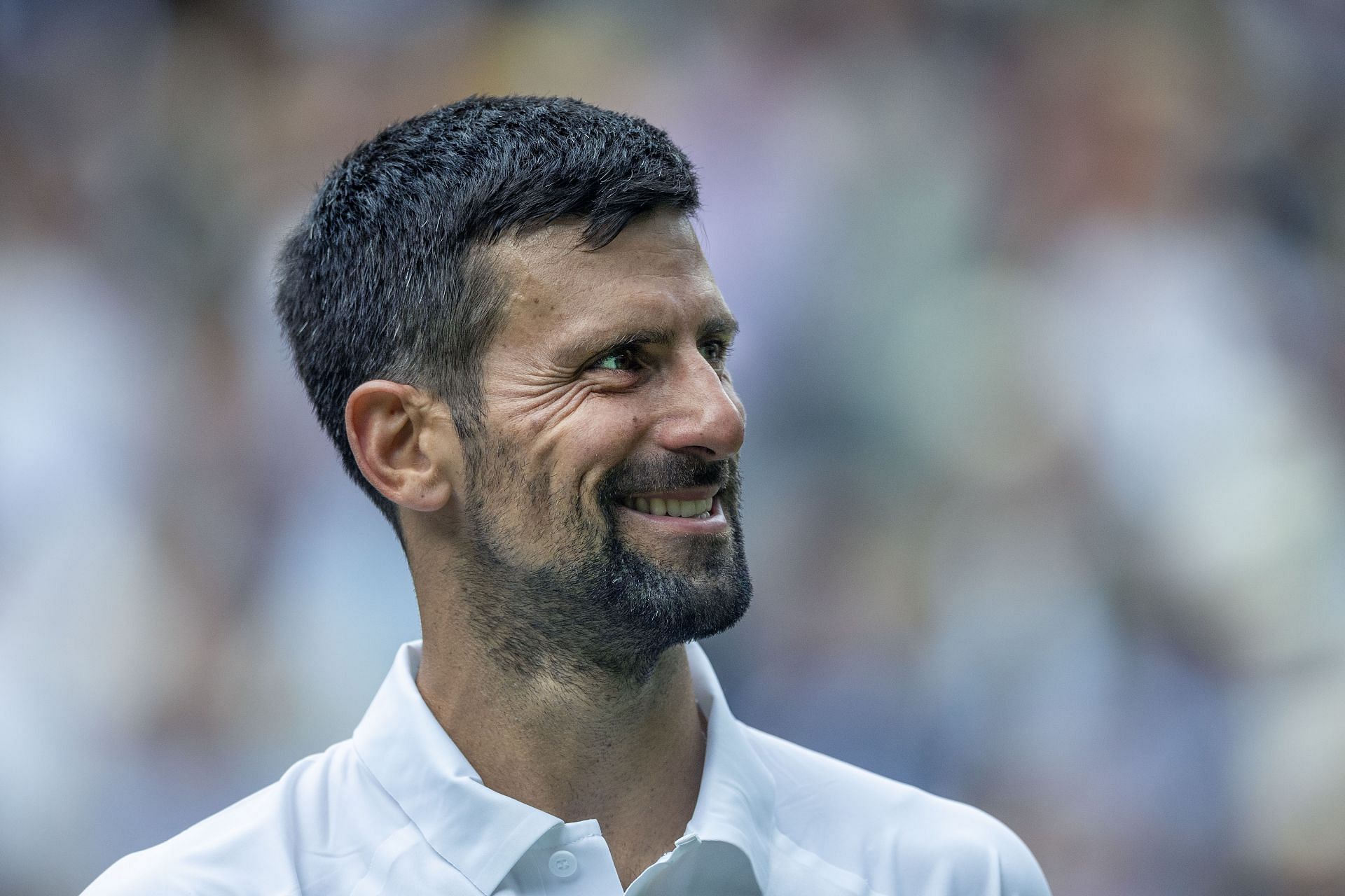 Novak Djokovic at the 2025 Wimbledon Championships. Image: Getty